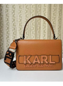 كارل لاجرفيلد باريس Karl Lagerfeld Crossbody bag flap Brown 