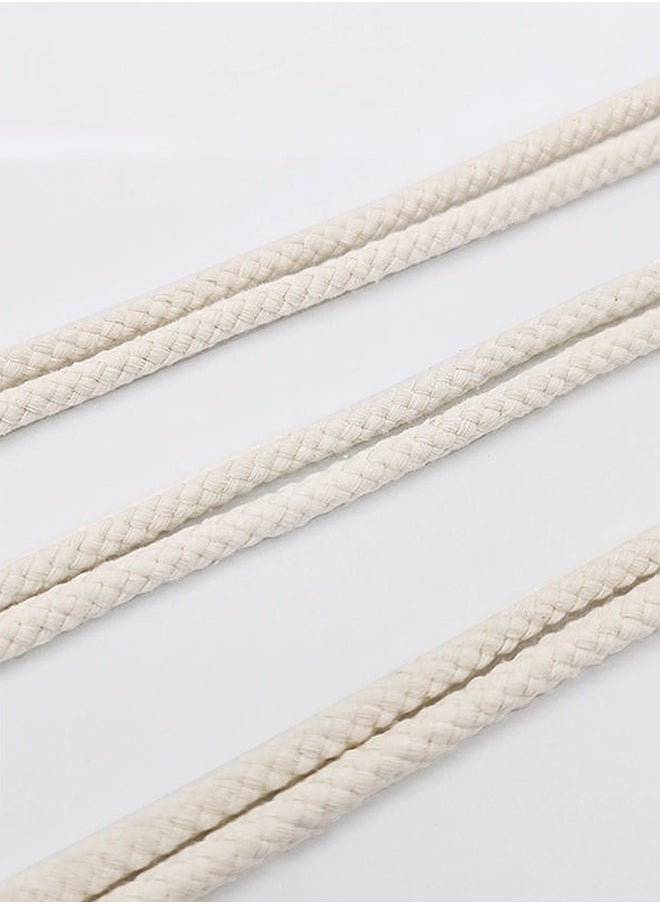 DUNISO Curtain Tie,Cotton rope wooden beads Design Pull Curtain Straps, The Straps Can Be Adjusted According To The Thickness Of The Curtain Frame Simple And Atmospheric Shape, Practical And Stylish, Match As You Like white 44cm  - Image 4