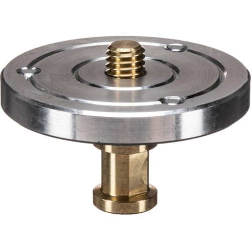 Manfrotto 208, 3/8" Tripod Head Mounting Plate with Stud for The Super Clamp - Image 1