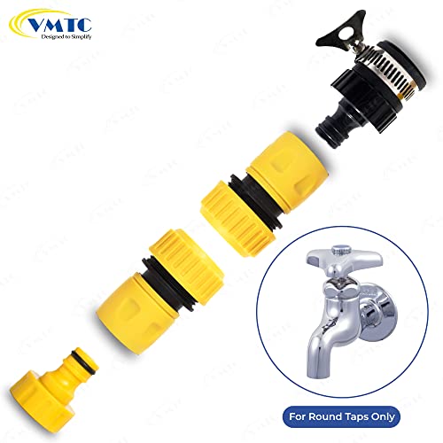 VMTC Tap Connector Kit 3/4”: (Quick Connector Pair, Tap Connector & Adapter) for Gardening & High-Pressure Car Washers (Compatible with Karchre, Bosch, Black & Decker, Hübertt, and More) - Image 4