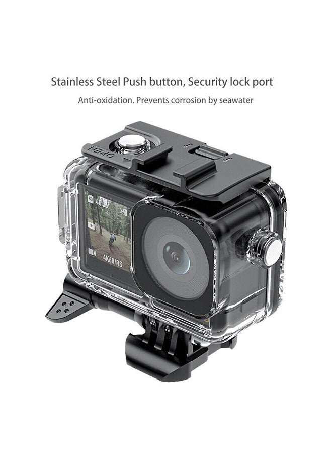 O Ozone - Waterproof Case Housing & 3 Pack Filter and Tempered Glass Screen Protector for DJI OSMO Action 3 Action Camera Accessories Underwater Photography Protective Kit Bundle for Action3 Accessory - Image 1