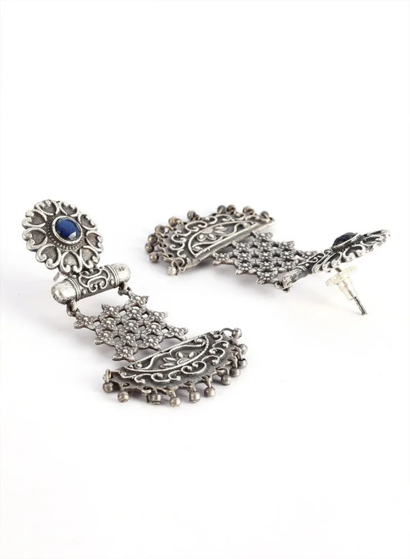 آي شين أقراط فضية كلاسيكية متدلية