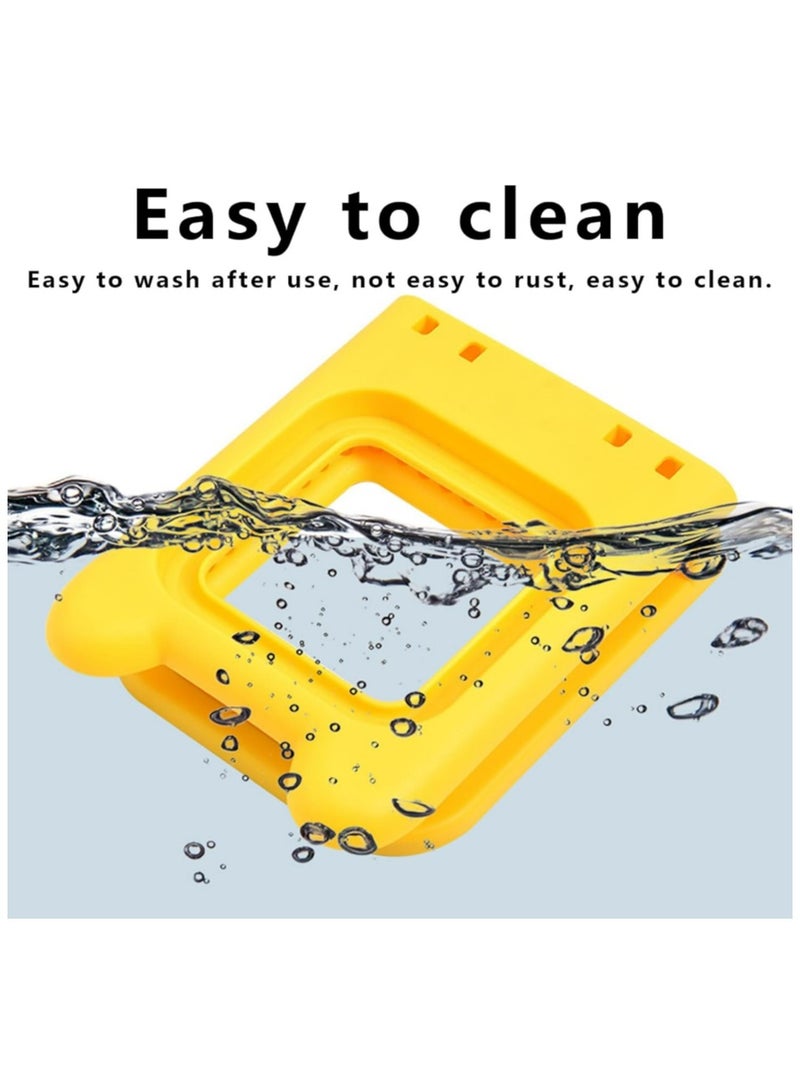 KHAJUL Sandwich Cutter Sealer Tool, Kids Lunch Maker Set, Mini Cookie Mold for School Bento Box Use Crustless (Yellow) - Image 5