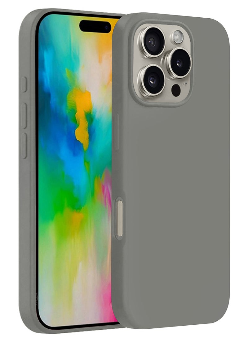 (for iPhone 16 Pro Max) Case, Slim Silicone Case, Full Covered Anti Scratch Shockproof Protective Cover - Image 1