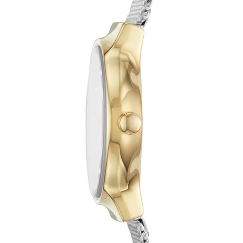 Skagen Women's Freja Lille Silver and Gold Two-Tone Stainless Steel Mesh Band Watch (Model: SKW2666) - Image 2