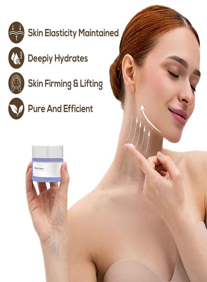 WINTER PLUM Firming Cream Tighten and Lift Neck Cream Neck Creams for Tightening and Firming Neck and Décolleté Neck Cream- Moisturizes Lifting & Recovery – 1.7oz - Image 4