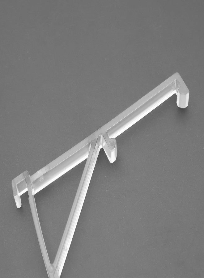 أوتوتك مجموعة مشابك تثبيت شفافة من OTOTEC، 4 قطع، للستائر الرأسية بعرض 39 مم، دعامة تثبيت مخفية، حامل ستائر بلاستيكي، دعامة تثبيت مخفية، ملحقات الستائر - Image 5