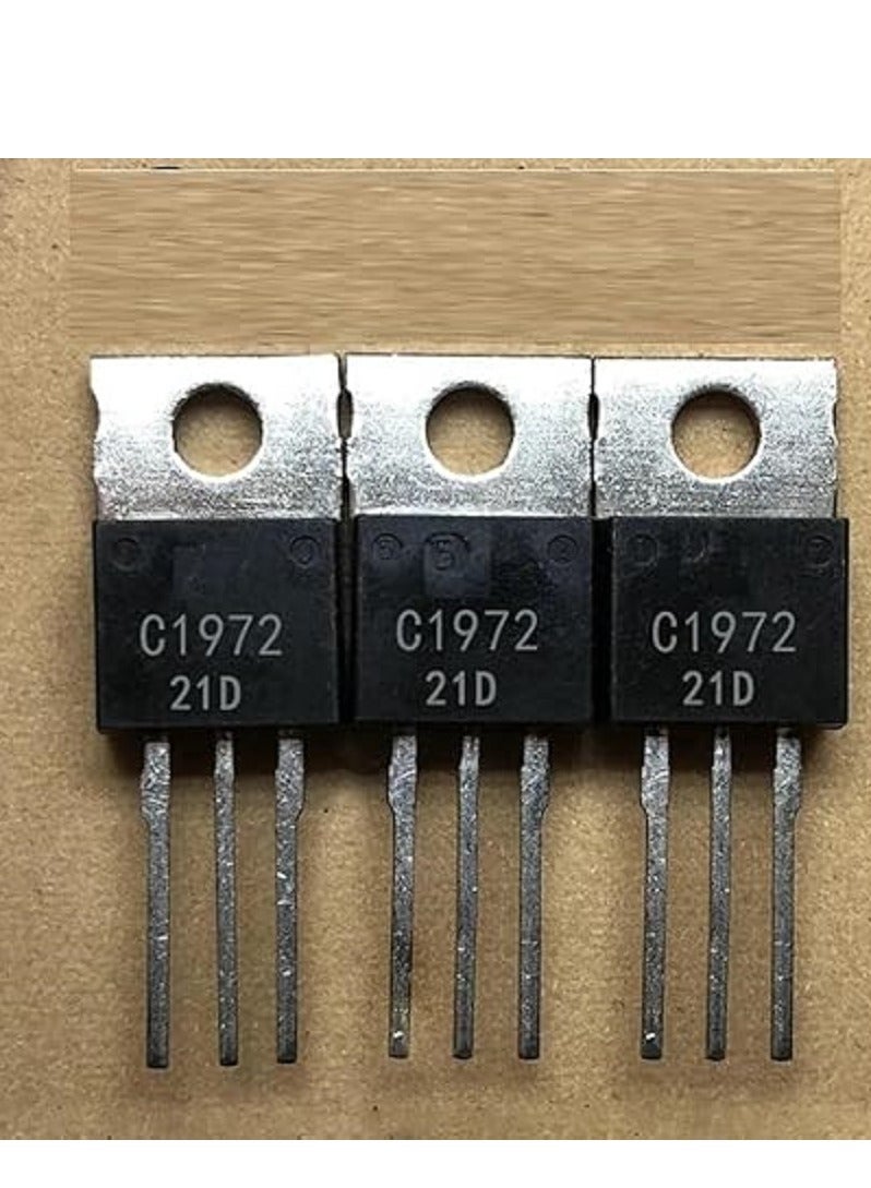 ترانزستور طاقة تردد الراديو من ميتسوبيشي 2SC1972، NPN، من النوع المستوي فوق المحوري tiranizistur taqat taradud alraadyu min mitsubishi 2SC1972, NPN, min alnawe almustawi fawq almihwarii