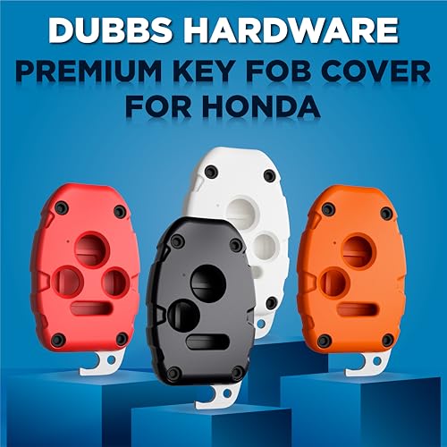 Dubbs Hardware غلاف مفتاح هوندا مصنوع في الولايات المتحدة | مقاوم للتشقق ودائم | ملاءمة سلسة | عمر افتراضي ووظائف محسنة | فتاحة زجاجات مدمجة | تركيب سهل بنفسك (أسود، 3 أزرار) - Image 4