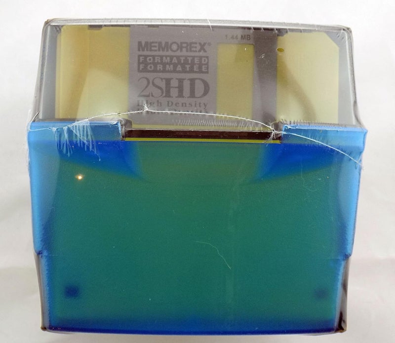 Memorex 3.5" High-Density Floppy Disks with File Box (Rainbow, 40-Pack) - Image 3