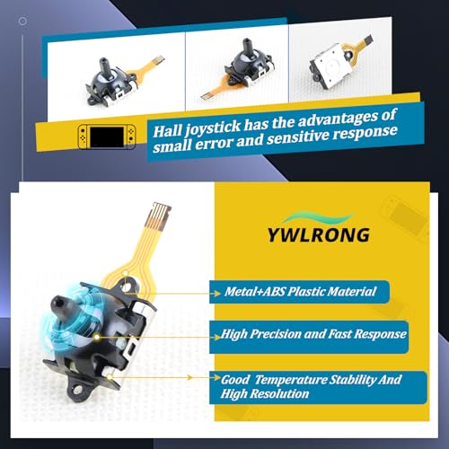 YWLRONG 1PCS Hall Effect Joysticks for Asus ROG Ally RC71L Joystick Replacement for GPD WIN3 Windows 10 3D Analog Stick Sensor Wheel Thumbsticks Module Handheld Console Accessories Parts with Repair Tools - Image 5
