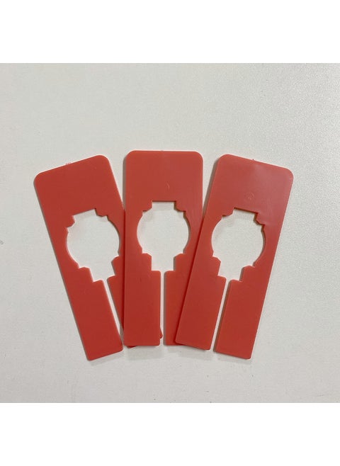 Square Split Brand Clothing Plastic Split Circle Various Colors Clothes Size Split Brand 10 Set Red small square