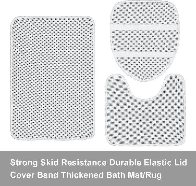 Bluejw Bathroom 4 Pcs Set Waterproof Beach Style  Printed Western Shower Curtains and Bath Rug Set - Image 5