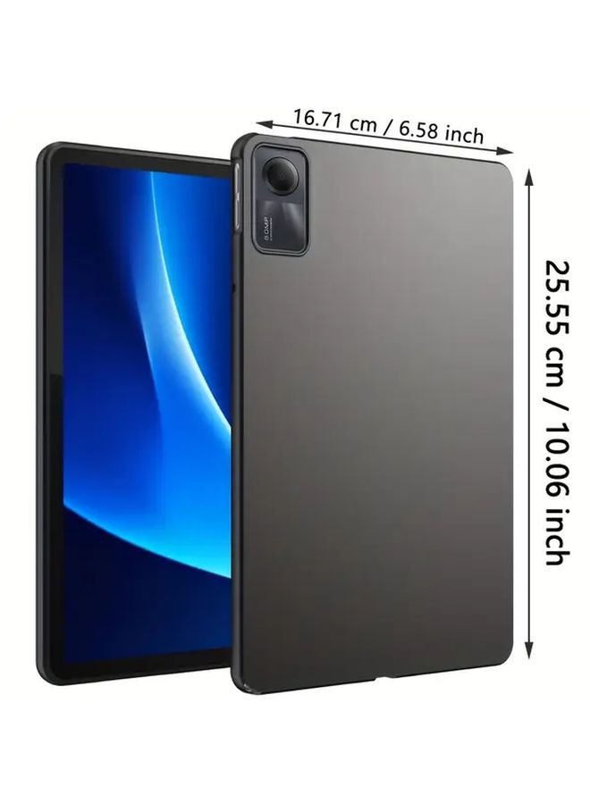 غطاء جهاز لوحي مقاس 11 بوصة لجهاز Redmi Pad SE، أسود ماتي نحيف، مضاد للبصمات والدهون، مع نظام تبريد قرص العسل، حماية من الصدمات والسقوط، خفيف الوزن وناعم. - Image 2