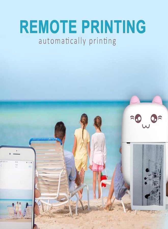 Drumstone (Exclusively 𝟭𝟬+𝟱 Year Warranty Bluetooth Pocket Mini Label Printer Inkless Thermal Printer Wireless Photo Printer - Image 4