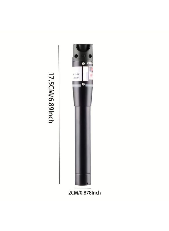 VFL 30 Fiber Optic Visual Fault Locator 650nm Breakpoint Detector 30mW 30km 2.5mm SC FC ST Connector Durable Metal Body Ergonomic Design Precision Network Testing Tool for Engineers - Image 2