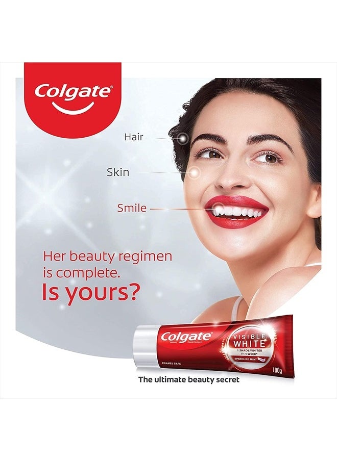 Colgate - Visible White Toothpaste(100 g) Pack of 2 - Image 1