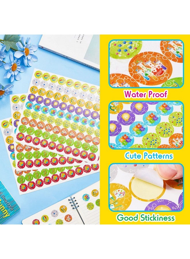 Jecery 1800 Pcs Science Stickers For Kids Science Teacher Reward Stickers Science Party Favor Stickers Bulk Chocolate Stickers - Image 4