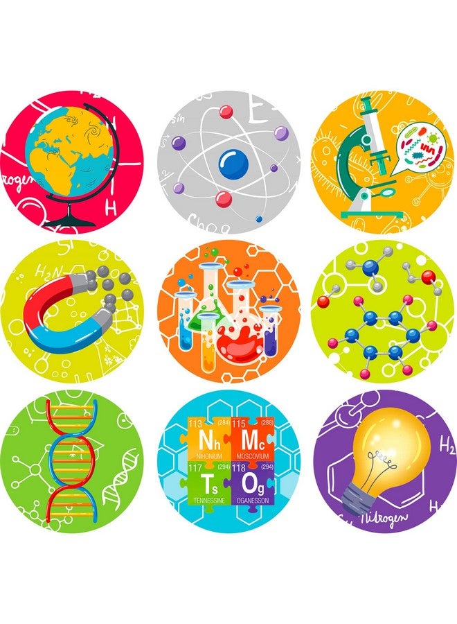 Jecery 1800 Pcs Science Stickers For Kids Science Teacher Reward Stickers Science Party Favor Stickers Bulk Chocolate Stickers - Image 2
