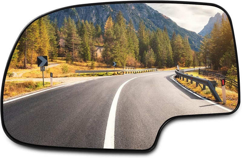 SCITOO Replacement Mirror Glass Driver Side Compatible with 1999-2006 for Chevy Silverado Pickup 2007 for Chevy Silverado Pickup 2000 for Chevy Suburban 2001-2006 for GMC Yukon XL for GMC Sierra - Image 1