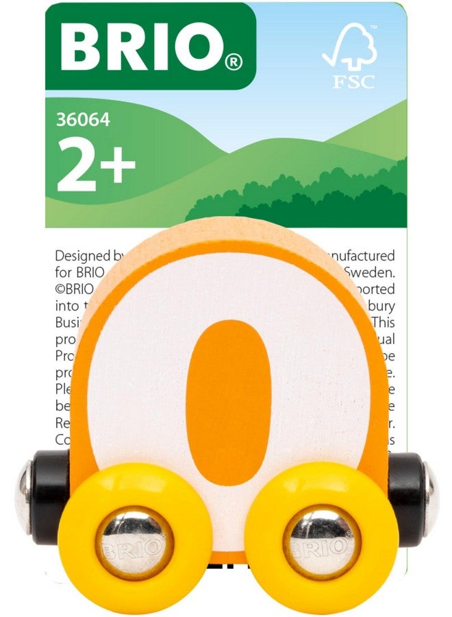 BRIO - Letter Train O | Wooden Train Set Accessory Toy for Kids Age 2 Years Up - Image 2