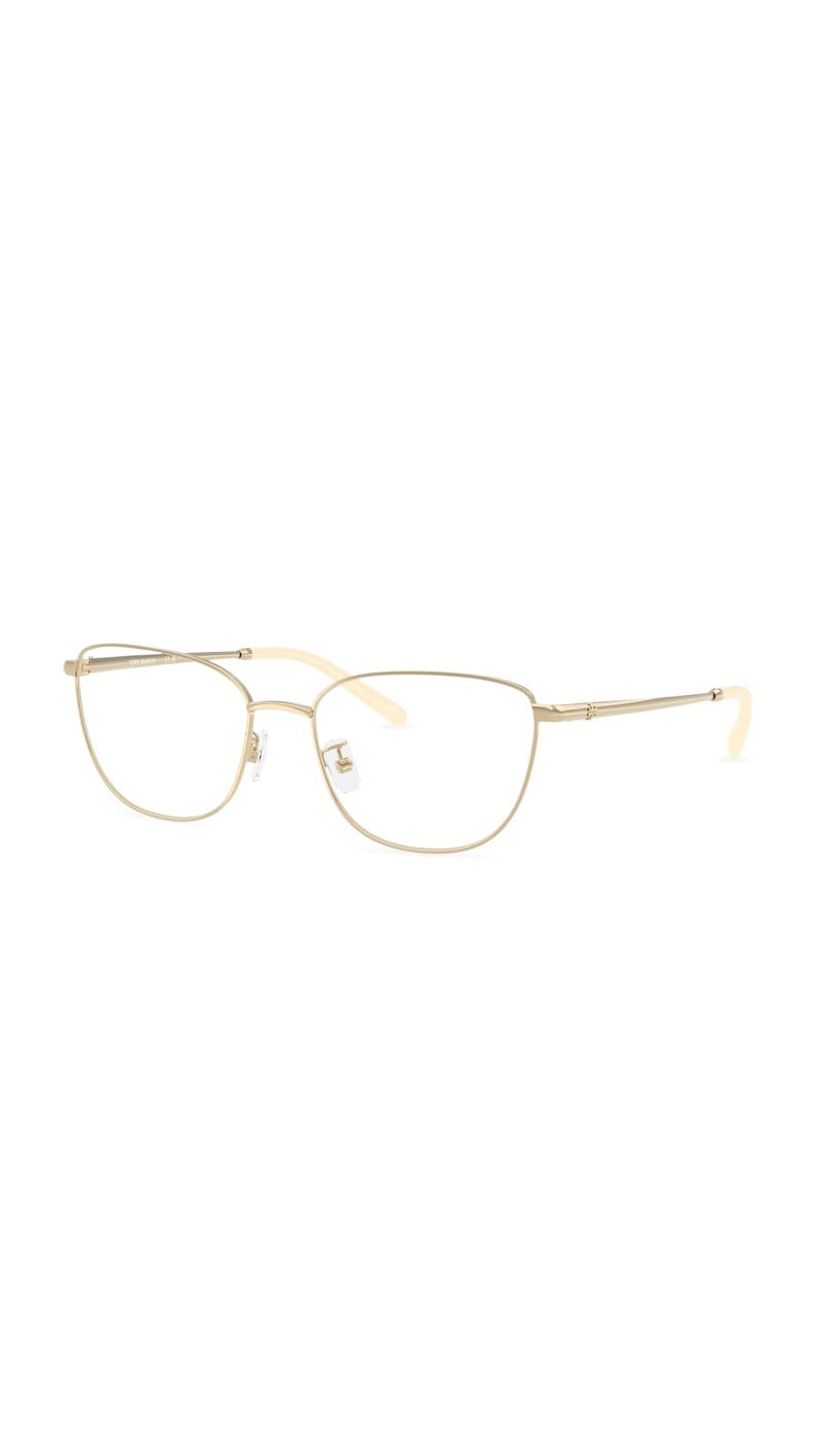 Tory Burch Gold Rectangular Eyeglasses - Image 5