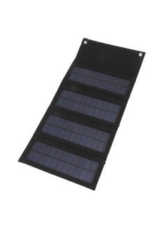 NIBEMINENT 40W 4 Fold Solar Panel Charging Bag Folding Bag Foldable Monocrystalline Solar Panel Charger for Outdoor Camping Hiking Emergency Charging Black  - Image 5