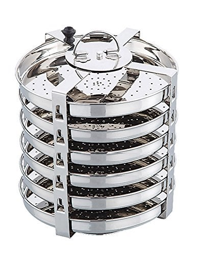 Expresso Thatte/Plate/Dhokla Stand Stainless Steel 36 Idli (6 Plates) - Image 3