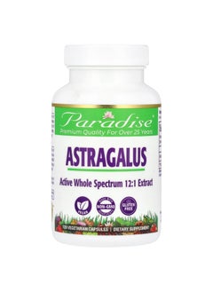 Paradise Herbs Paradise Herbs, Astragalus, 250 mg, 120 Vegetarian Capsules  - Image 1
