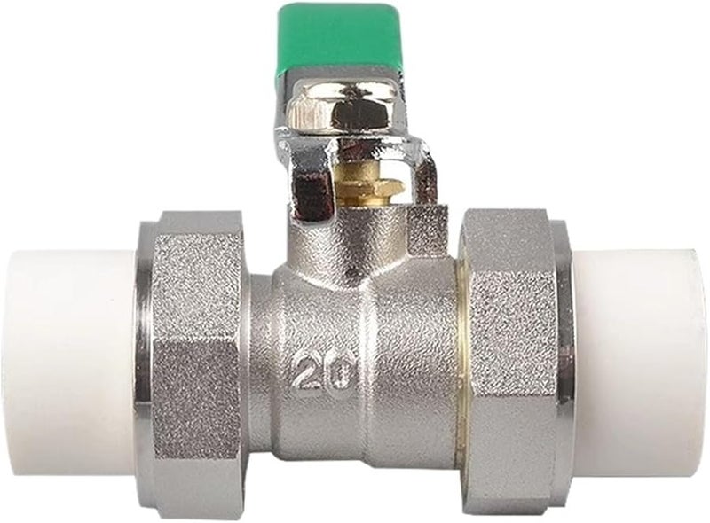 PPR32 Electroplating All Copper Double Union High Temperature Resistant Ball Valve - Image 3
