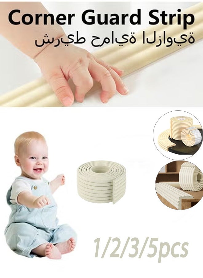 Generic - 2M Baby Safety Edge & Corner Protector - Thick Foam Bumper Strip, Multifunctional Furniture Guard, Anti-Collision Cover for Tables, Walls & Corners, Soft Foam Roll for Child Safety - Image 1