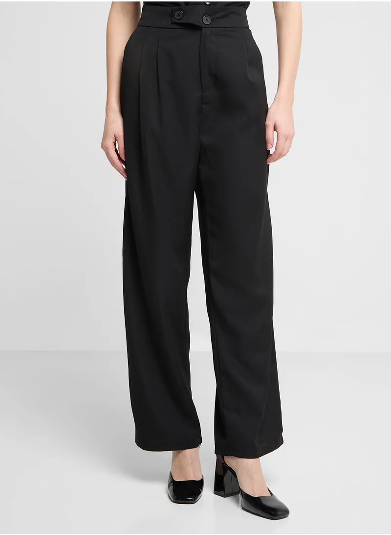 ELLA High Waisted Straight Fit Pants