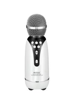 ويستر مكبر صوت كاريوكي عصري WSTER WS-899 مكبر صوت لاسلكي باللون الأبيض 