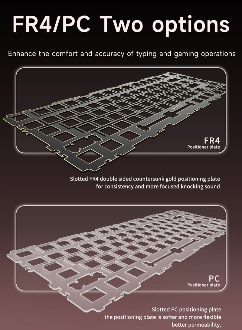Ajazz AK820 Max Plus Magnetic Axis Mechanical Keyboard Wireless Tri-mode Hot Swap 8000mAh TFT Screen Custom PC Esports Keyboards  - Image 5