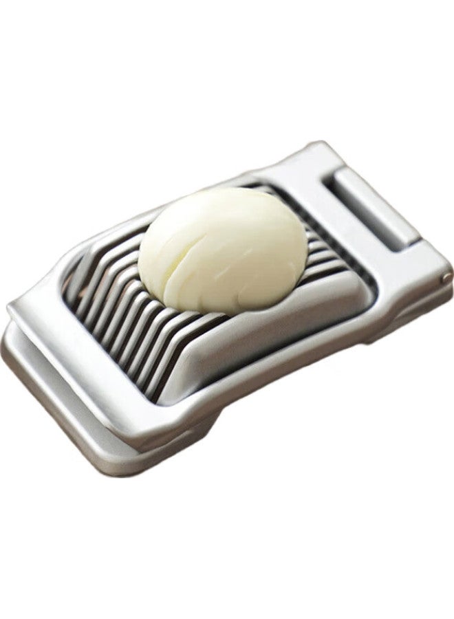 All-round Aluminum Alloy Egg Splitter, Household Cutting Tool, Multi-Functional Separator For Hard-Boiled Eggs, Eggshells, And Eggs, Slicing And Dicing Device - Image 2