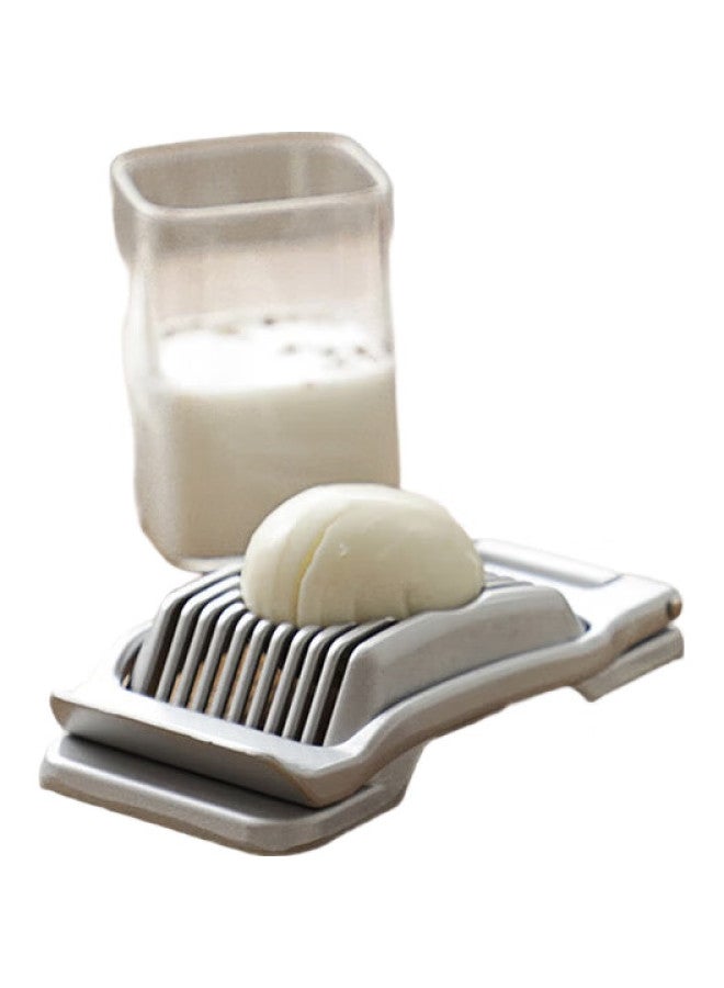 All-round Aluminum Alloy Egg Splitter, Household Cutting Tool, Multi-Functional Separator For Hard-Boiled Eggs, Eggshells, And Eggs, Slicing And Dicing Device - Image 1