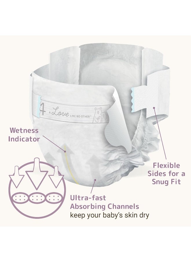 BAMBO NATURE Bambo Nature Premium Baby Diapers (SIZES 0 TO 6 AVAILABLE), Size 4, 162 Count  - Image 3