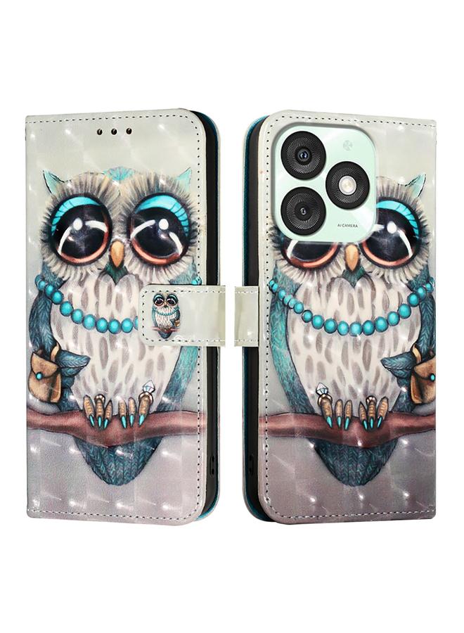 S-TOP Case For Itel A50 3D Painting Horizontal Flip Leather Phone Case - Image 2