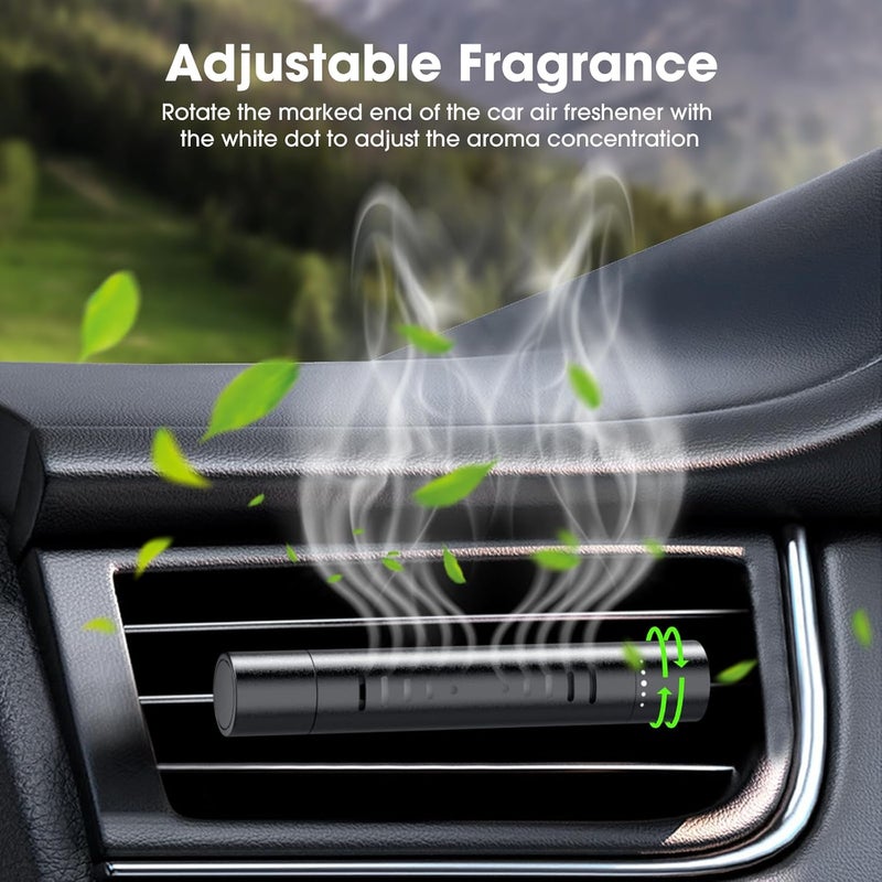 Home-Cloud Custom Car Air Freshener Diffuser Vent Clips with 12 Refill Sticks - Image 4
