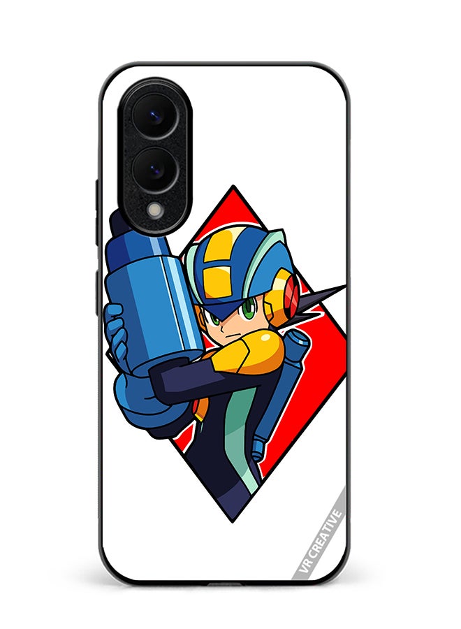 Protective Case Cover For Samsung Galaxy S25 Edge Mini Fireman Exe Design Multicolour