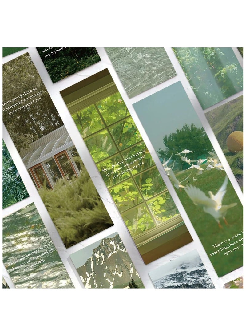 مجموعة من 30 علامة مرجعية بمناظر طبيعية للأطفال، علامات كتب للطلاب، مجموعة علامات كتب لطيفة من جانب واحد، مجموعة علامات كتب ذات طابع خاص لمحبي الكتب، هدية للأطفال والطلاب والمعلمين في الفصول الدراسية - Image 3