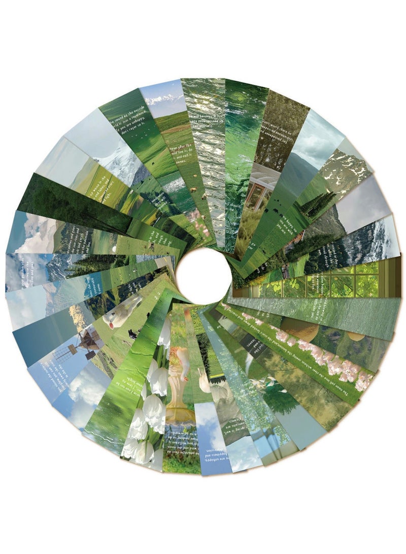 مجموعة من 30 علامة مرجعية بمناظر طبيعية للأطفال، علامات كتب للطلاب، مجموعة علامات كتب لطيفة من جانب واحد، مجموعة علامات كتب ذات طابع خاص لمحبي الكتب، هدية للأطفال والطلاب والمعلمين في الفصول الدراسية - Image 5