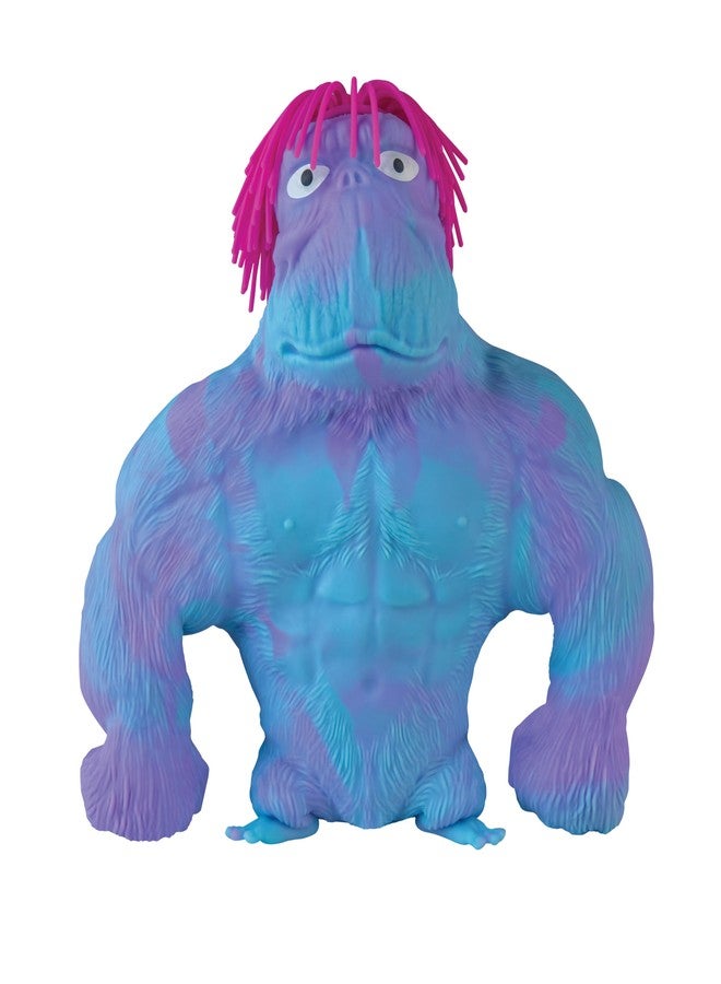 The Orb Factory ORB Original Jumbo Hairdo Funkee Monkee (Blue/Purple) - Big 4.5 lb Stretchy Monkey with Hair - Funny, Squishy, Perfect to Squeeze for Stress Relief! Collectible Sensory Fidget Toy for Kids and Adults - Image 3