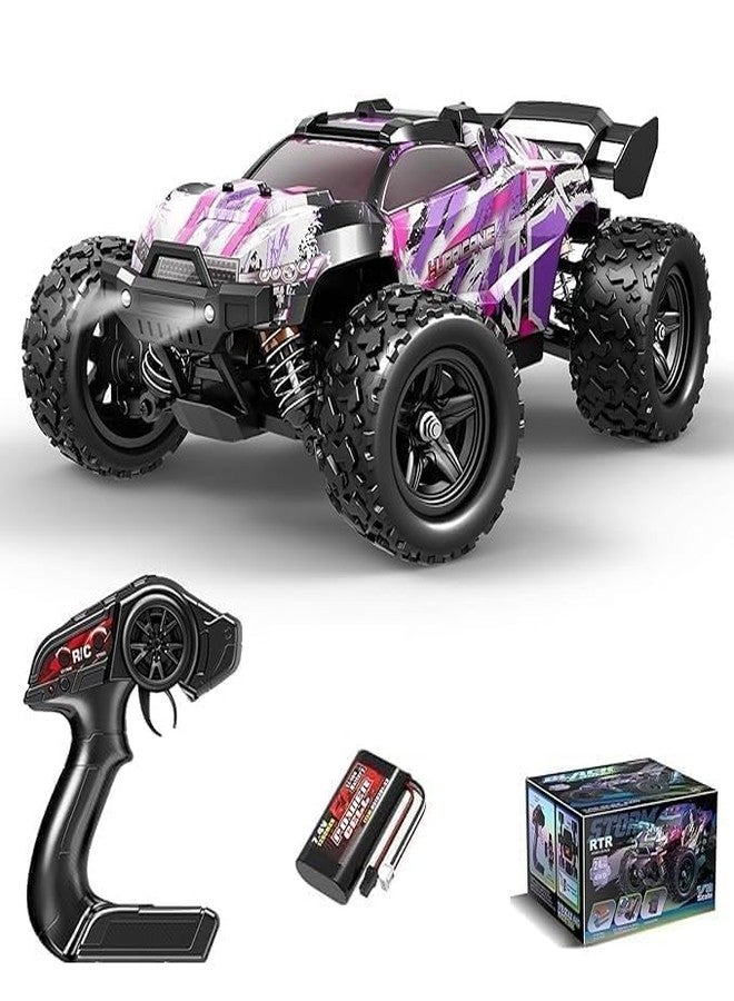 KIDIIG 1:18 High-Speed Remote Control RC Car, 40+ KM/H 4WD Off-Road RC Truck, Includes Rechargeable 1200mAh Batteries, Aged 8-12. This Makes it an Excellent Gifts Option for Birthdays - Image 1