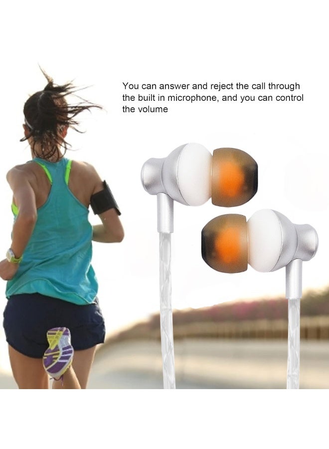 آیمی سماعات أذن ستيريو من النوع C بيضاء، مغناطيسية، صوت ستيريو عالي الجهير، سماعات أذن سلكية من النوع C، عازلة للضوضاء، سماعات أذن مقاومة للماء للجري وسامسونج جالاكسي/جوجل بيكسل/ون بلس/آيباد برو - IM-EP113 - Image 5