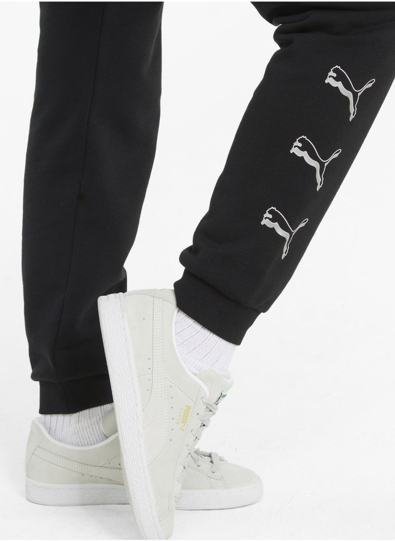 PUMA - Logo Detailed Girls Joggers - Image 1