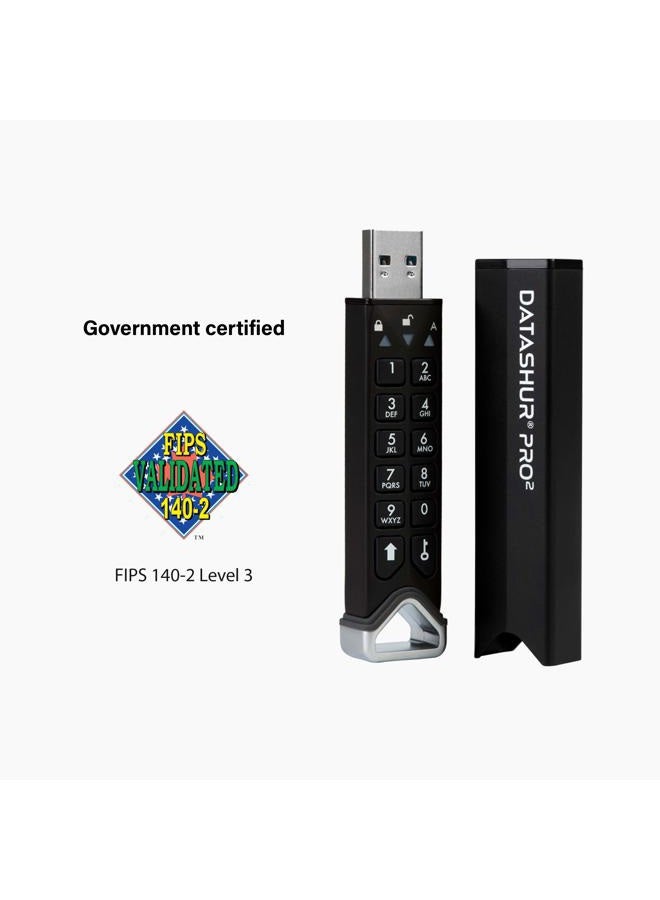 iStorage datAshur PRO2 4GB Secure USB Flash Drive - FIPS 140-2 Level 3 Certified - Password Protected - Dust and Water Resistant - Image 5