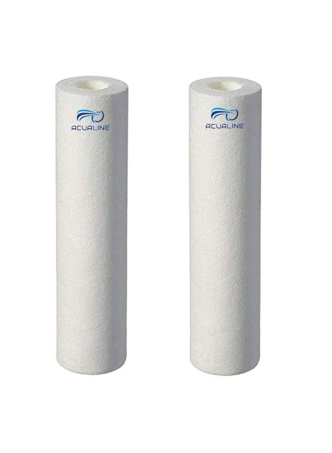 Acualine Water Purifier Candle 10 Inch 5 Micron 90 gm, Spun Filter for RO Water Purifier, High Density Pre Filter Cartridge (Pack of 2) - Image 1