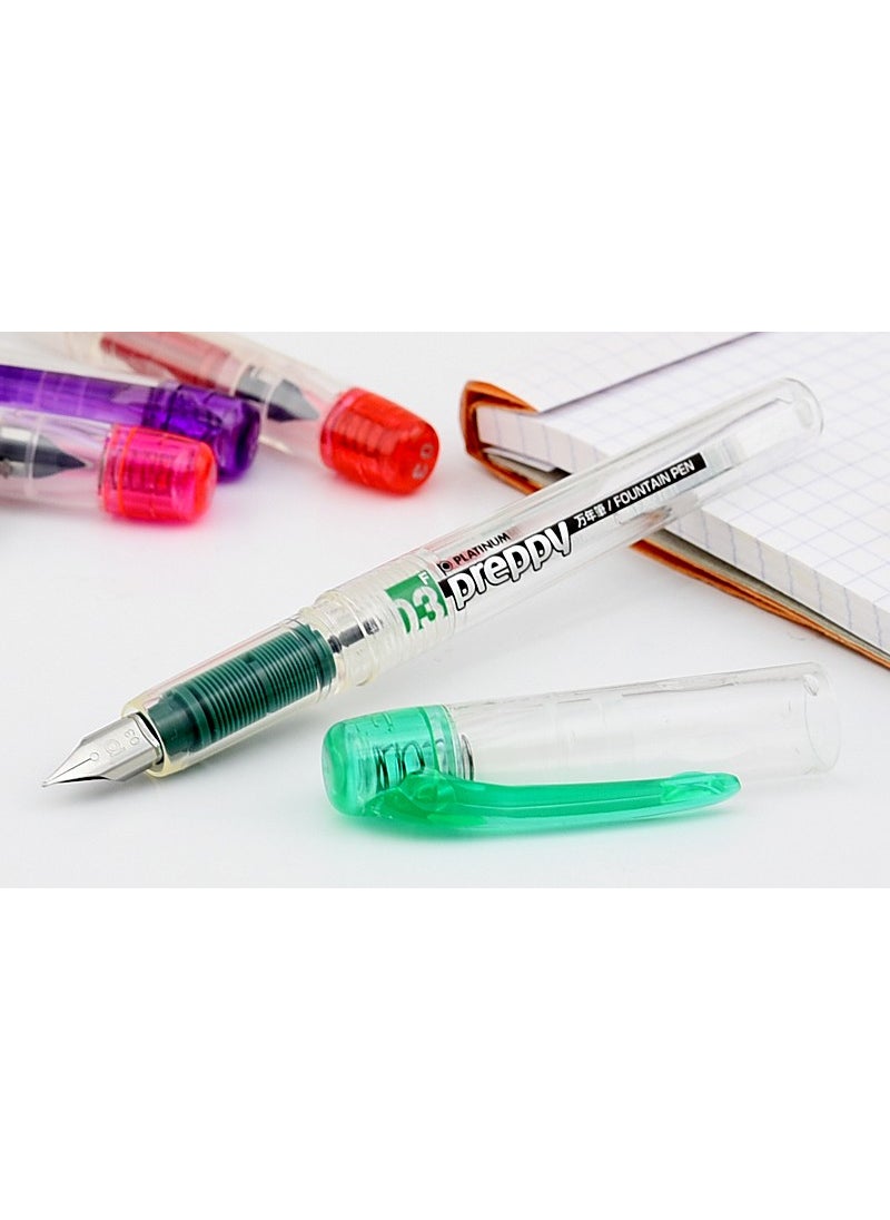 Platinum Preppy Fountain Pen Green 0.3 mm 