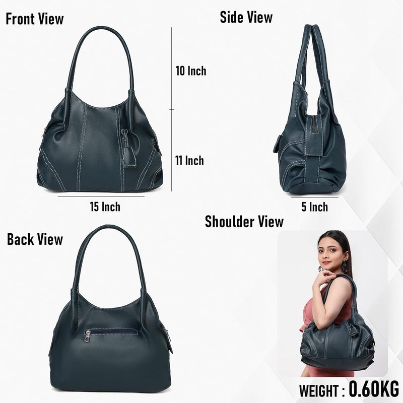 Fostelo Women's Style Diva Satchel Tote Handbag for Women | Ladies Purse | Stylish Shoulder Bag | Gift For Women - Image 3